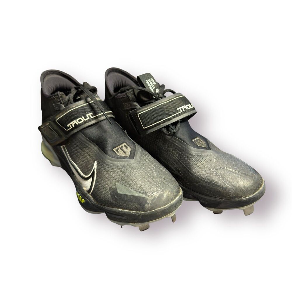 Nike‎ Force Zoom Trout 8 Elite Baseball Cleats CZ5913-010 Black Grey Men Size 8
